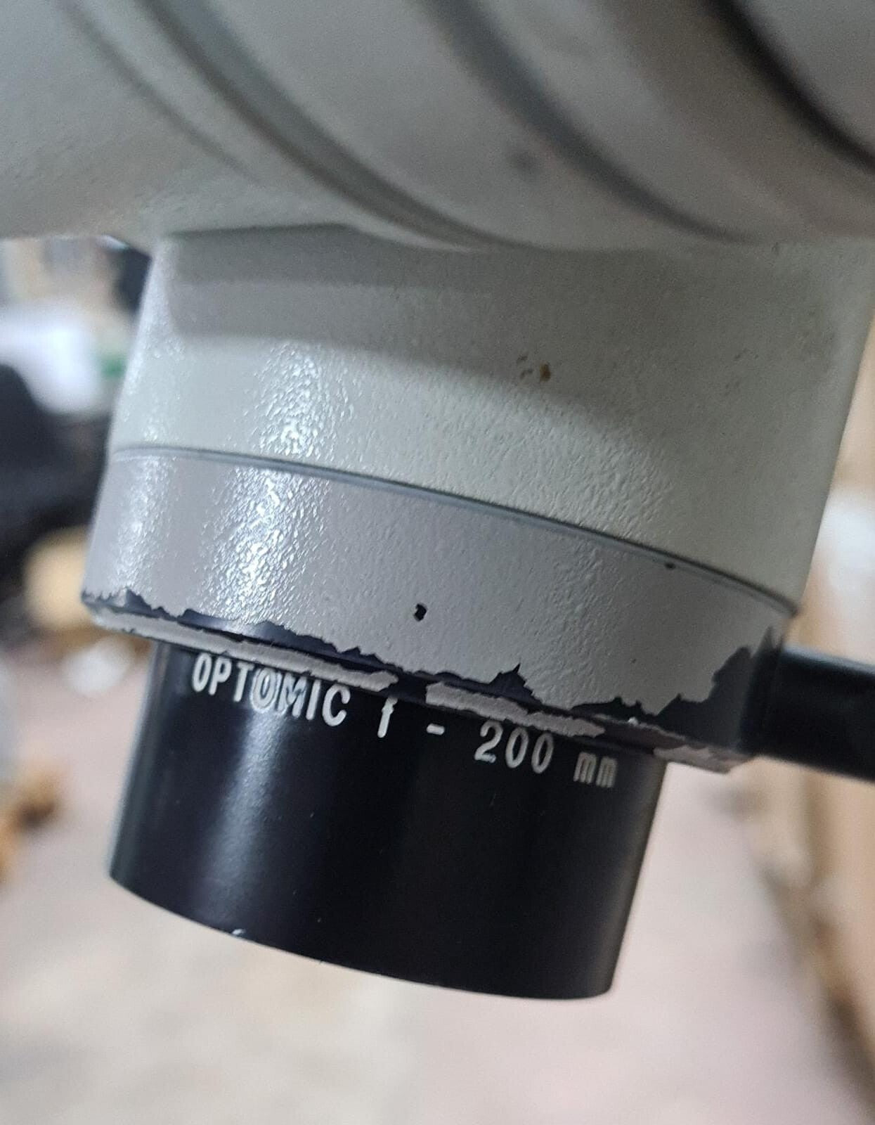 OPTOMIC OP-C12 & OP-TVB Counterweight Surgical Microscope f-200mm W/ Stand