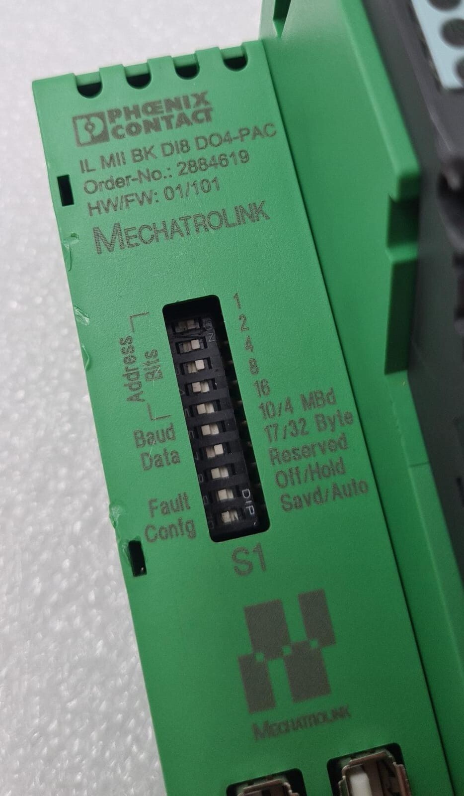 PHOENIX CONTACT Module IL MII BK DI8 DO4-PAC 2884619 MECHATROLINK Bus