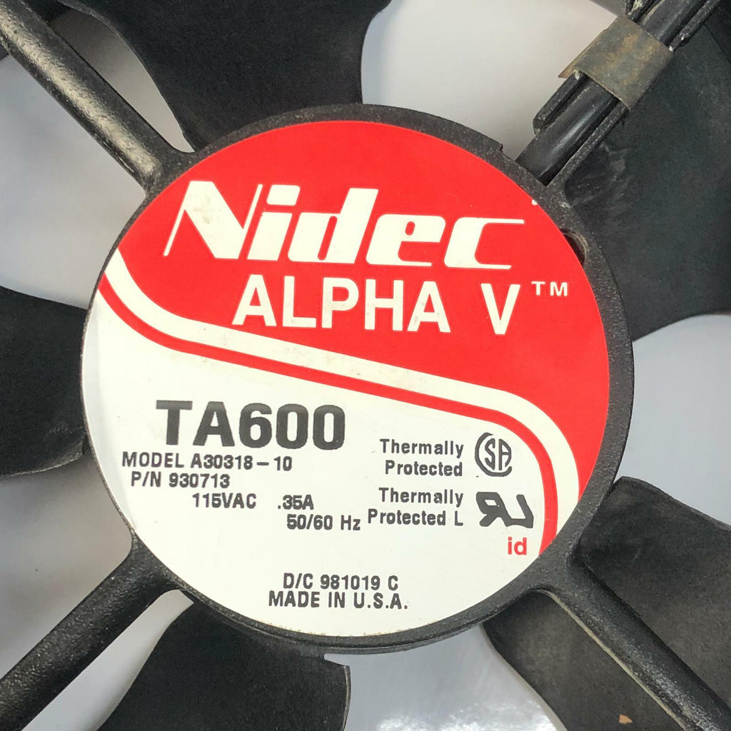 2 PCS* NIDEC TA600 A30318-10 Aluminum frame AC fan AC115V 0.35A 40W 172*172*38mm