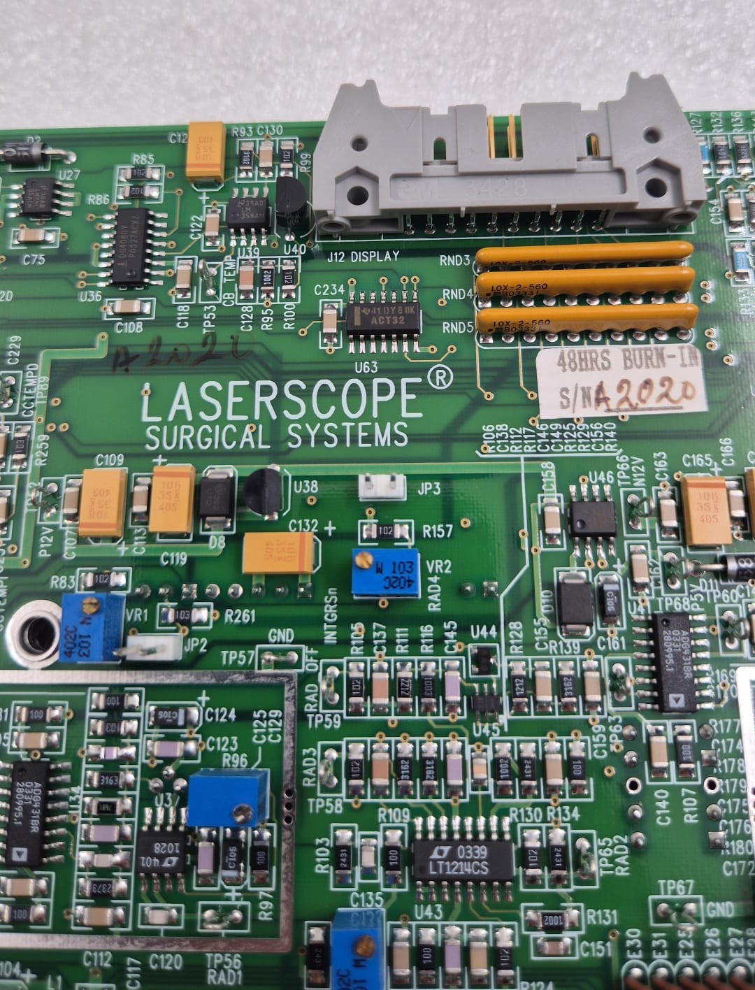 LaserScope 0117-4980 C 10W Board for Aura i / LYRA Surgical Laser System