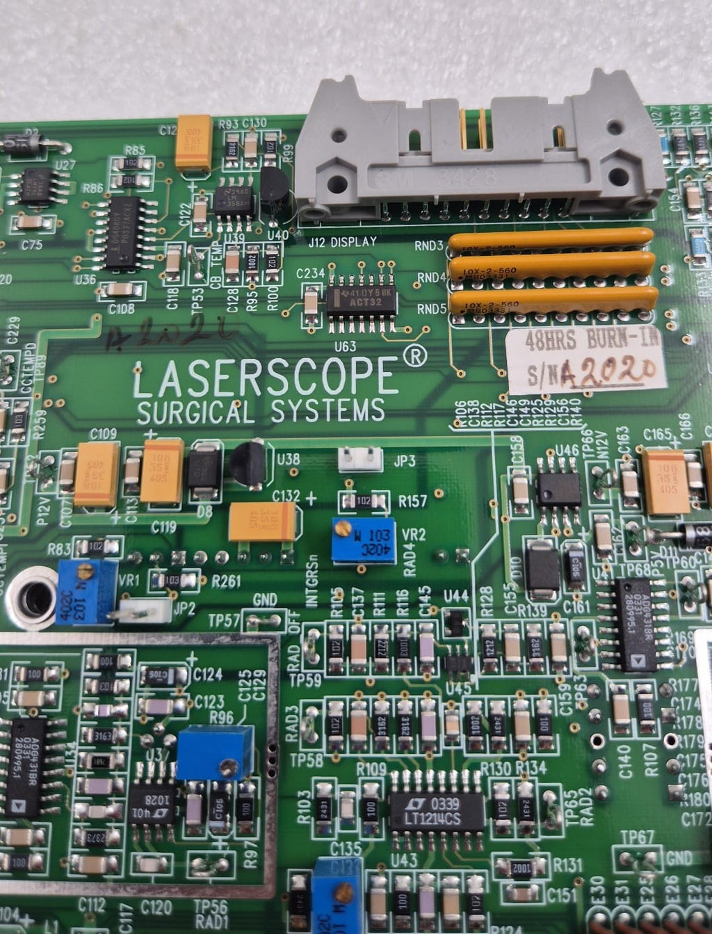 LaserScope 0117-4980 C 10W Board for Aura i / LYRA Surgical Laser System