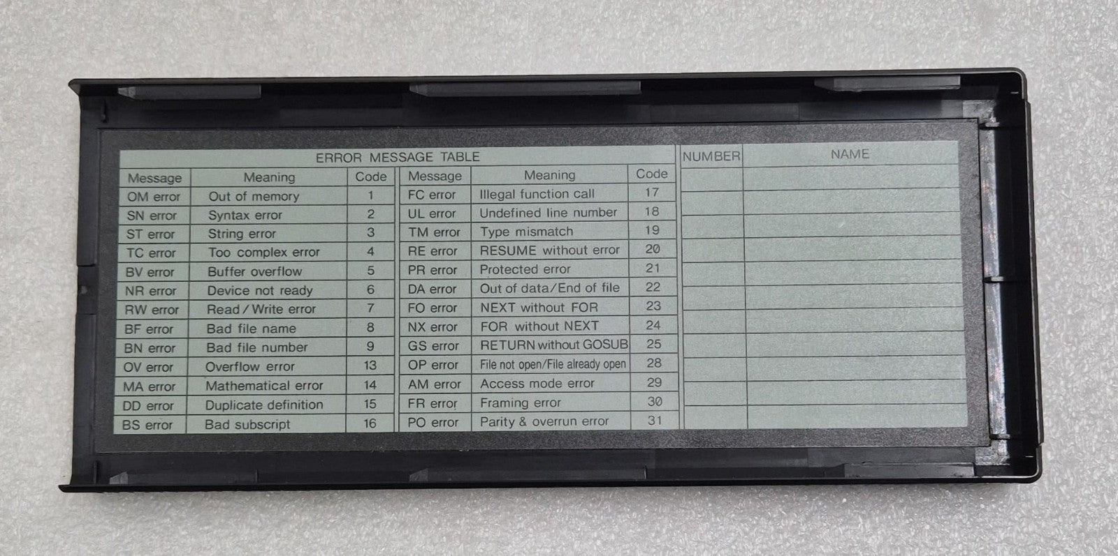 CASIO FX-850P Programmable Personal Computer Scientific Library 116 **AS-IS**