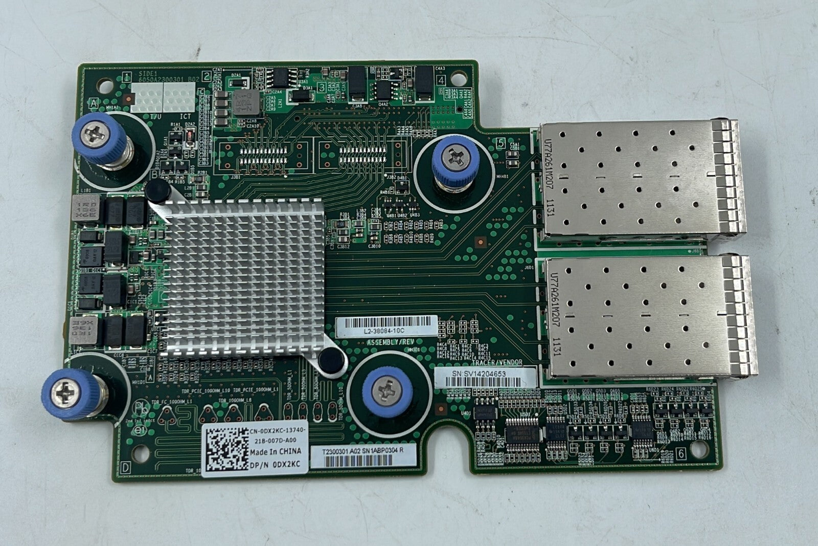 Dell 0DX2KC 4 Port Fiber Optic Card 6050A2300301