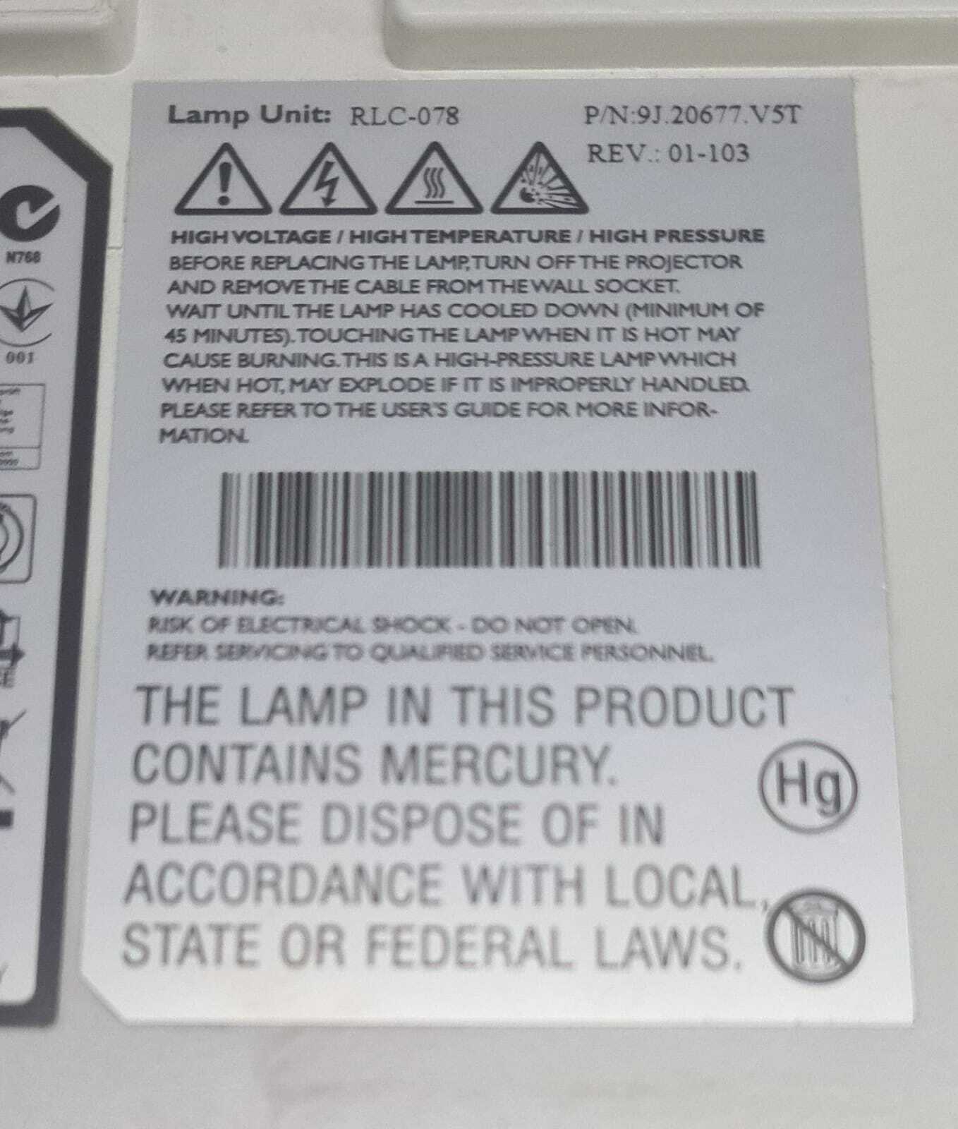 ViewSonic PJD5234L DLP Projector VS14930 Portable 3000 Lumens HDMI 3D Ready #1