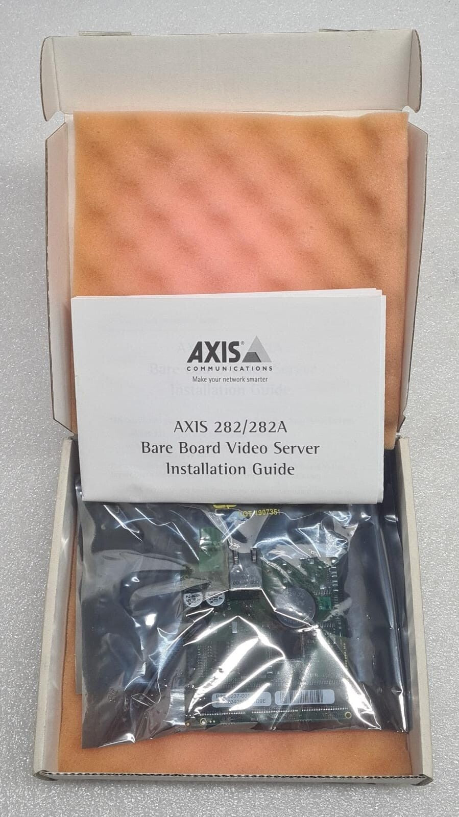 NEW - Axis Communications 0237-001 model 282 Bare Board Video Server