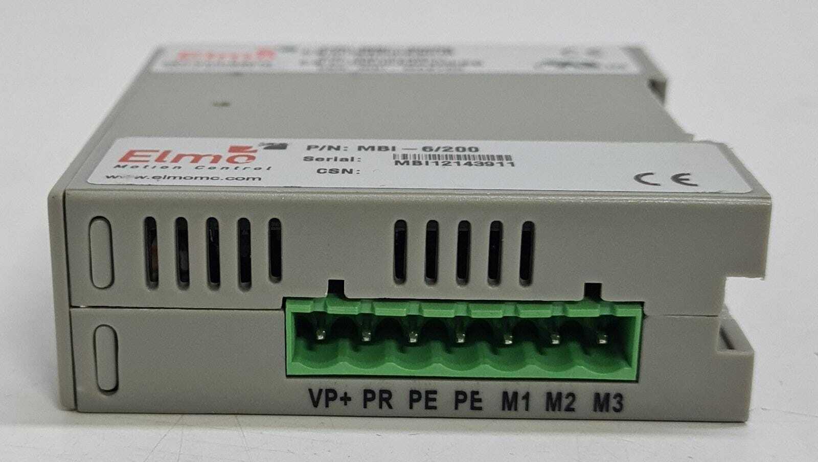 ELMO Motion Control MBI-6/200 Master Servo Drive