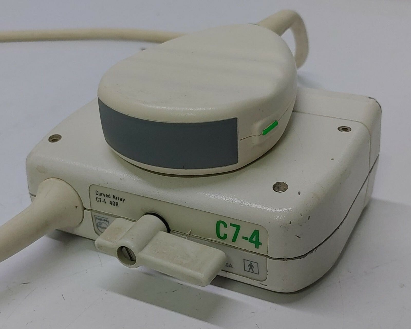 Philips C7-4 40R Curved Array Ultrasound Transducer Probe 4000-0301-09