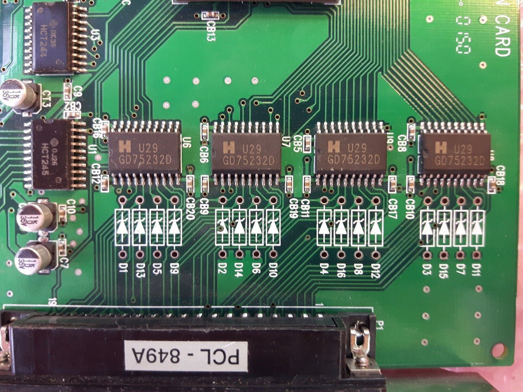 Advantech PCL849 Rev A1 01-5 4-Port High Speed RS-232 Communication Card