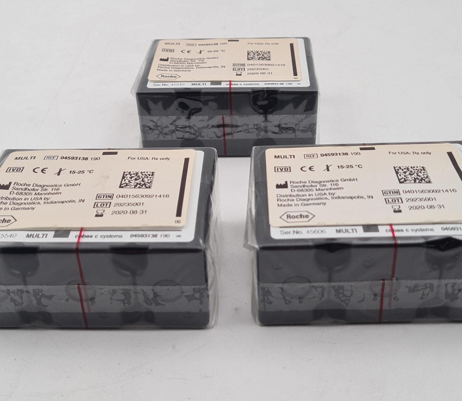 [LOT 3] NEW - ROCHE COBAS C INTEGRA Reagent Carrier MULTI 04593138 190