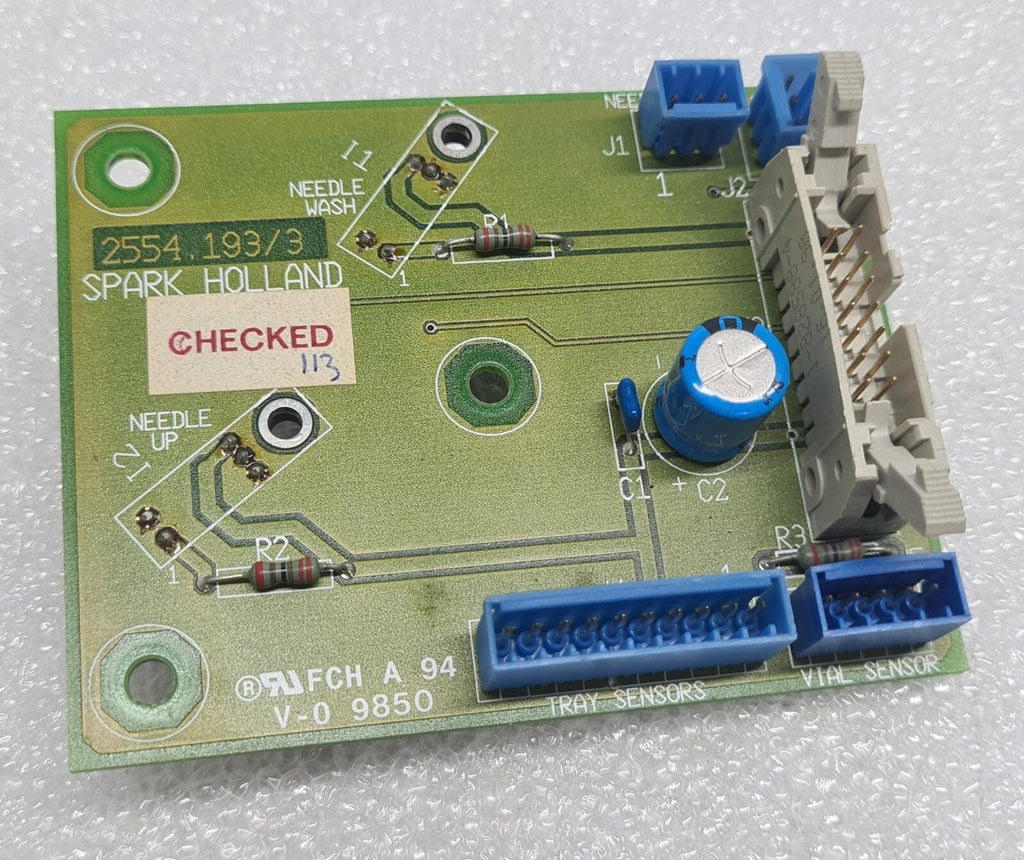 Spark Holland Varian PCB 2554.193/3 Endurance Autosampler Connector Board