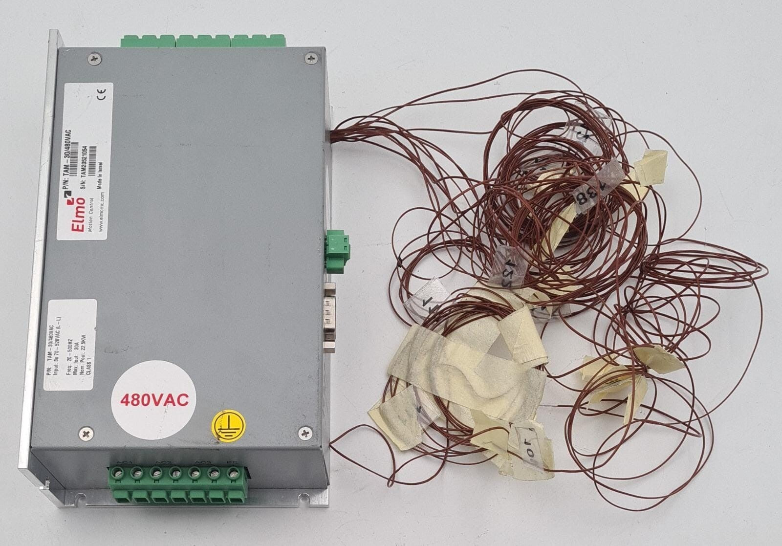 Elmo Motion Control TAM-30/480VAC Power Supply Module **AS-IS