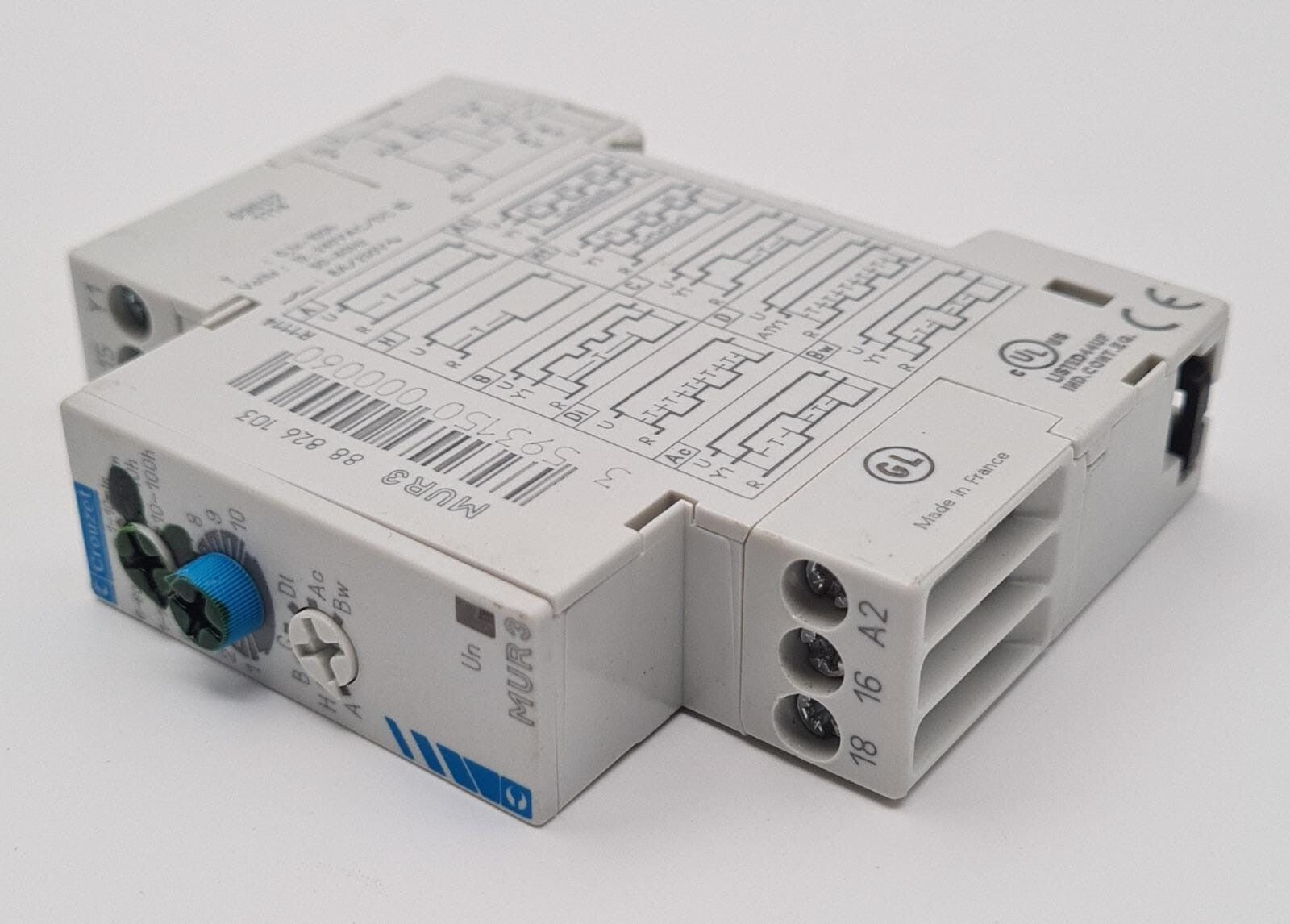 Crouzet MUR3 88826103 Time Delay Relay MULTIFUNCTION ANALOGUE TIMER