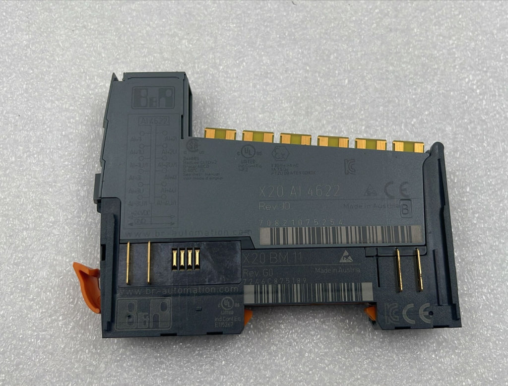 [LOT 3 PCS] B&R Automation X20 AI 4622 Digital Control Module W/ X20 BM 11