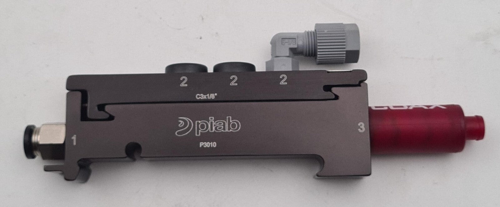 Piab VACUUM Pump P3010 C3x 1/8" P3010.01.AI.02.AA.00 Xi10-3x1 COAX