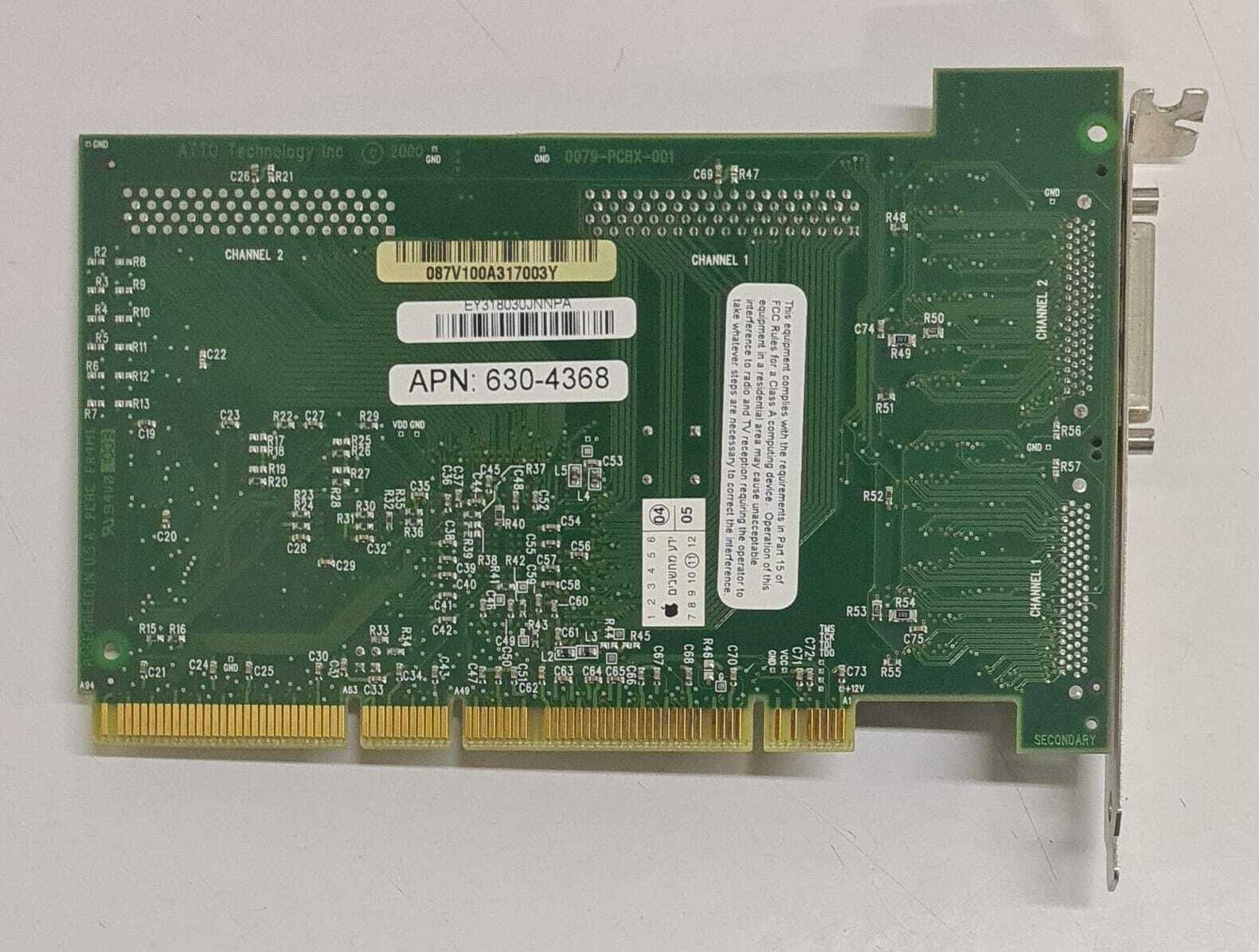 ATTO Express PCI ULTRA 3 SCSI APN 630-4368 PCB 0079-PCBX-001