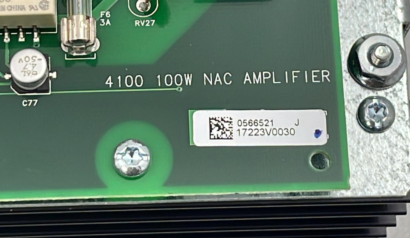 Simplex 4100 100W NAC AMPLIFIER 4100-1333 4100-1339 Digital 100W AMP 70Vrms