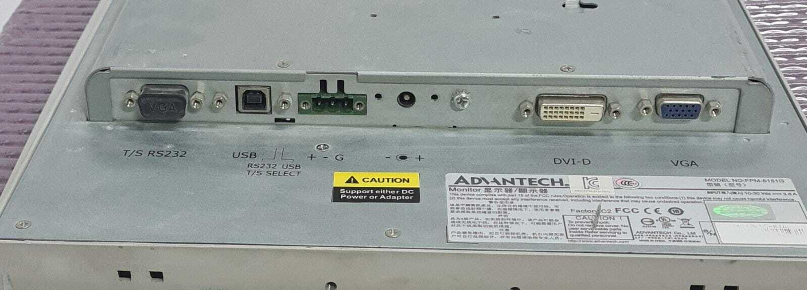 ADVANTECH FPM-5151G-R3BE Industrial Monitor Operator Interface Touchscreen