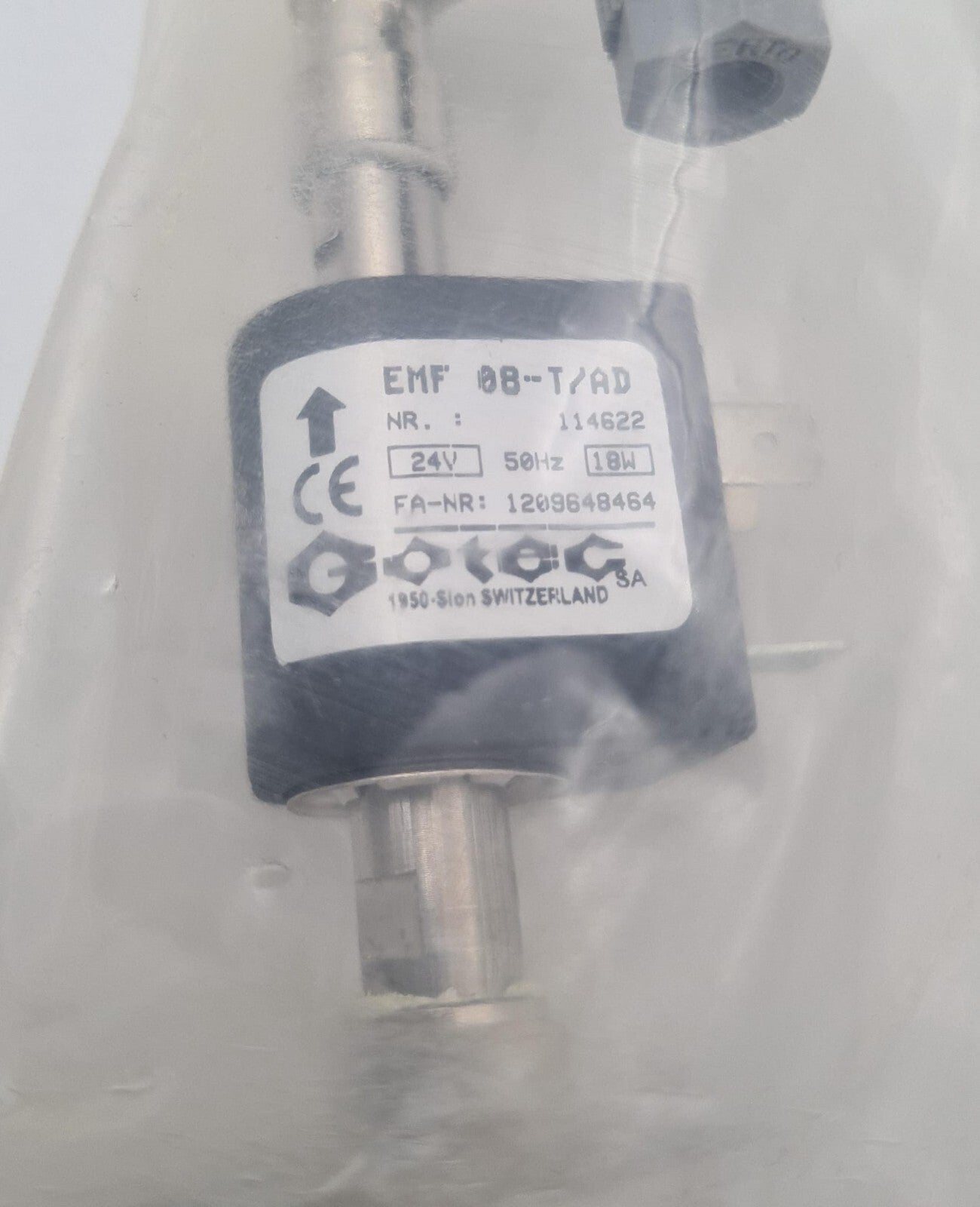 Gotec EMF 08-T/AD 114622 24V 18W Electromagnetic Pump Glass Printing