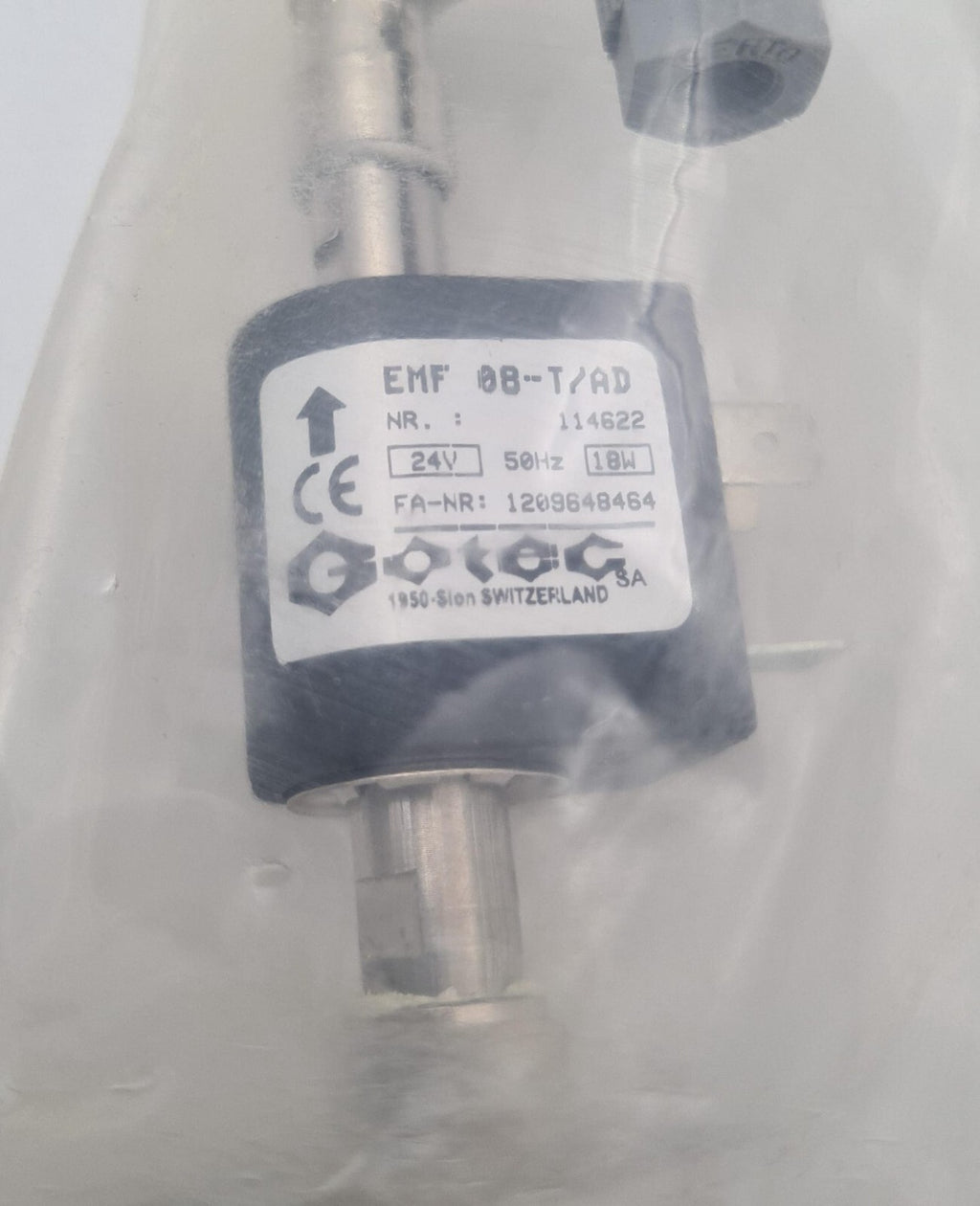 Gotec EMF 08-T/AD 114622 24V 18W Electromagnetic Pump Glass Printing