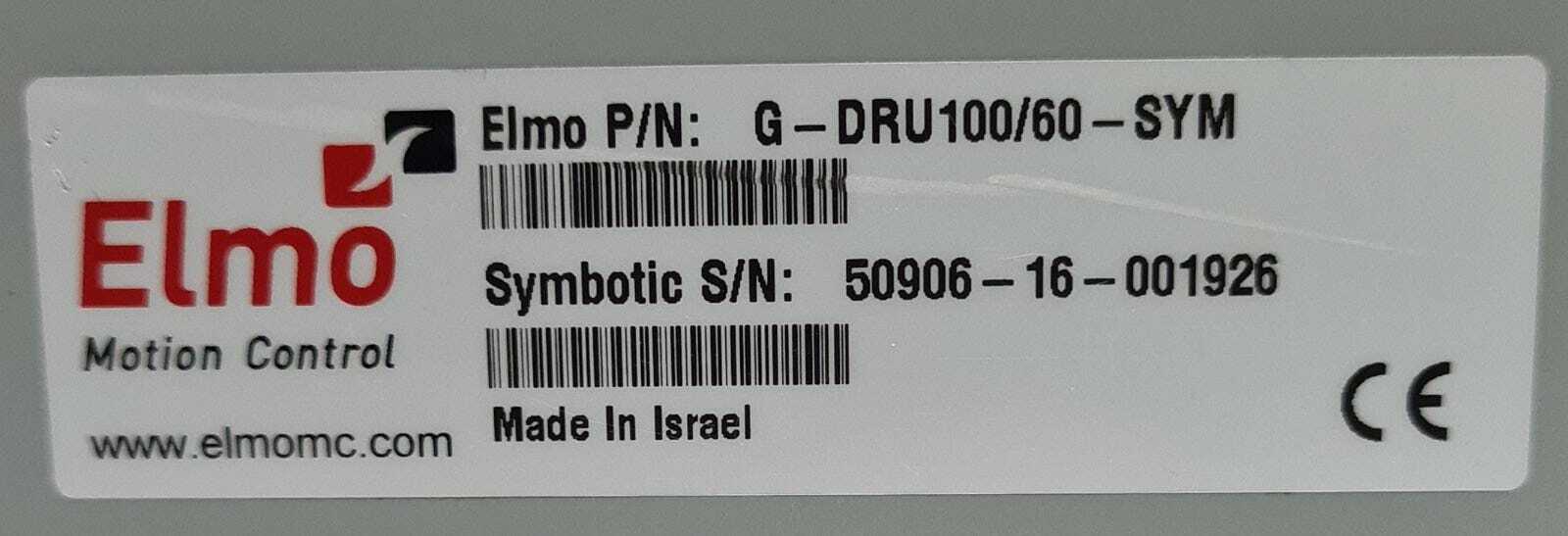 Elmo Motion Control G-DRU100/60-SYM Gold Drum Servo Drive