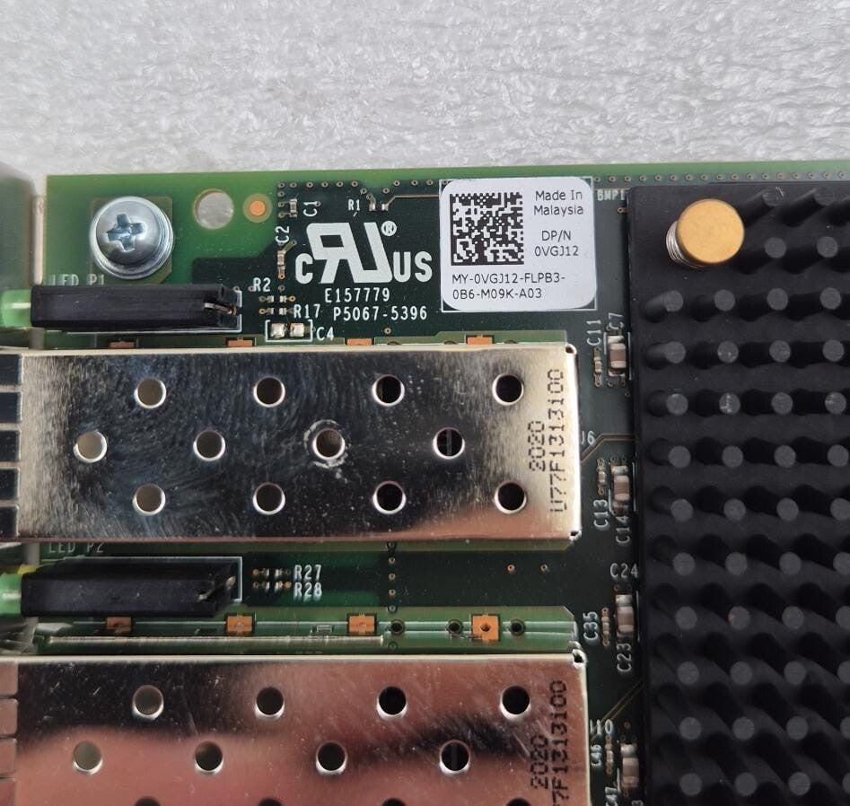 Dell 0VGJ12 Emulex Dual-Port 16GB Fiber Channel PCIe Card PCB