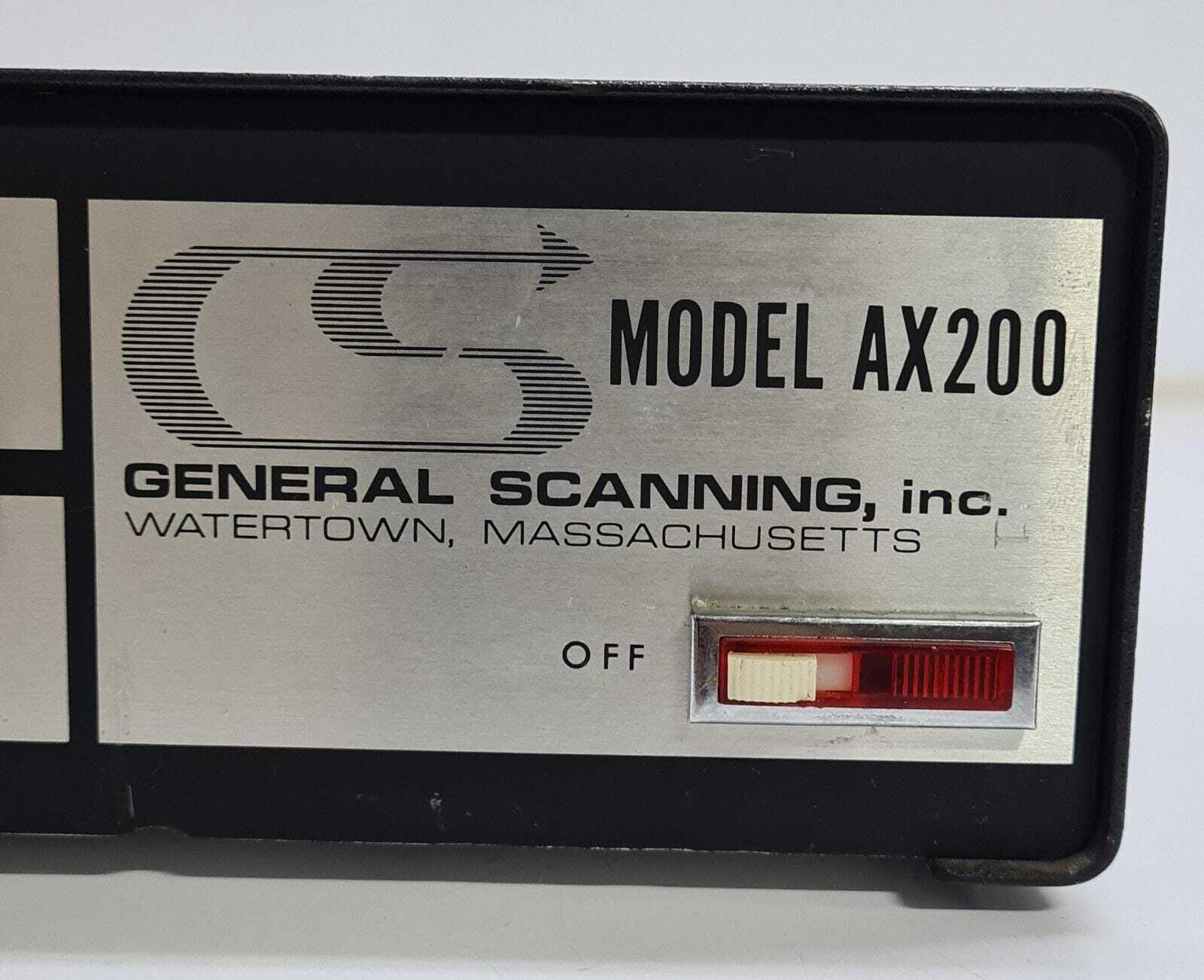 GSI General Scanning AX200 Laser Scanner Driver 220V