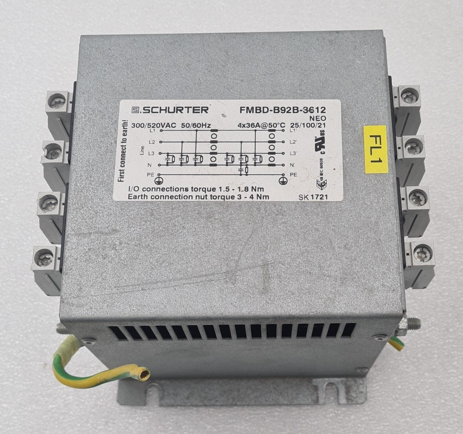SCHURTER FMBD-B92B-3612 Power Line Filter anti-interference