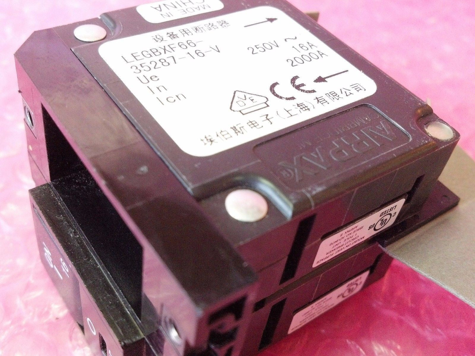 Airpax SP Circuit Breaker Legbxf66 35287 16 V 250 V Load 0838 Y 54 20 Lot Of 9