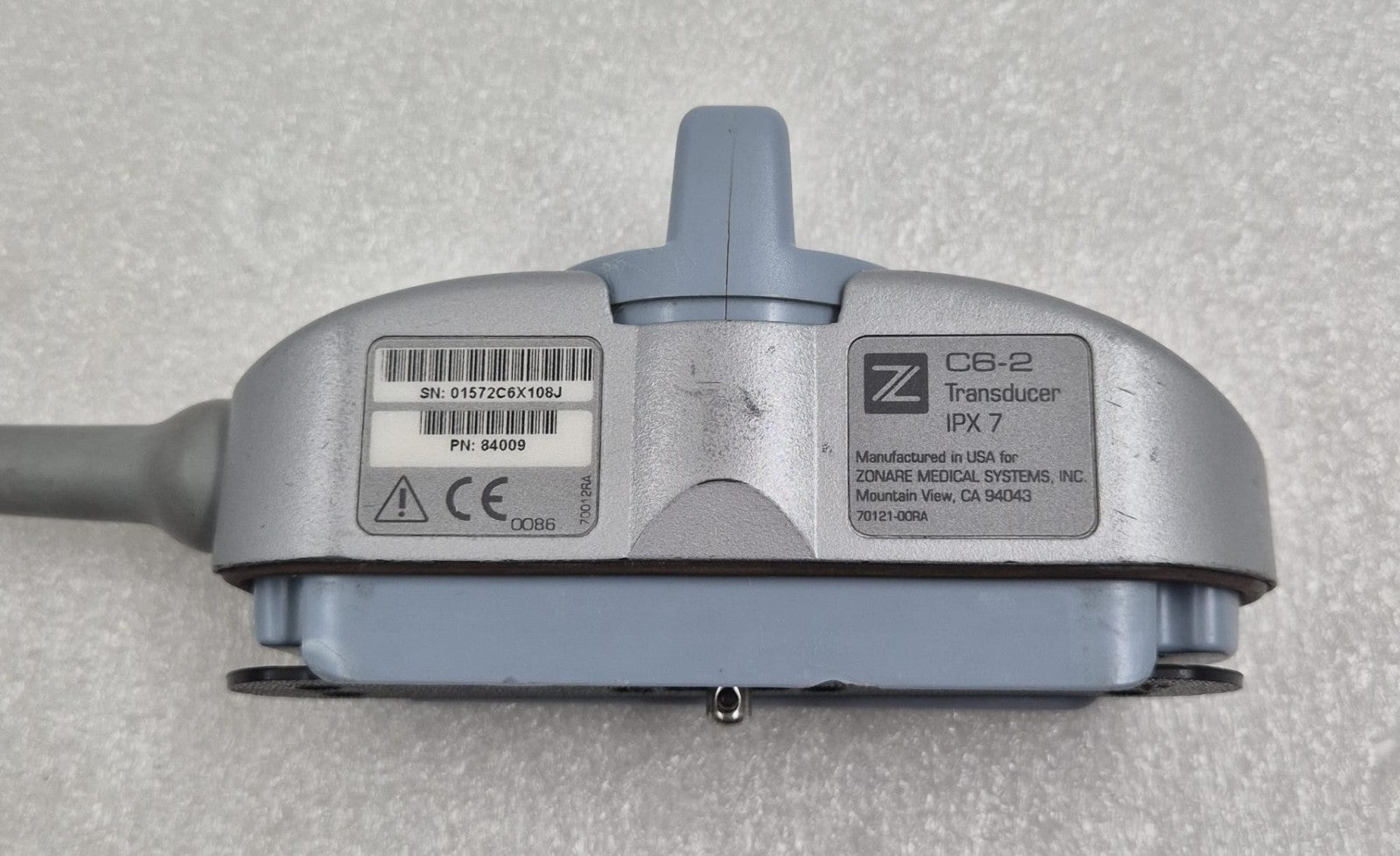 ZONARE C6-2 ULTRASOUND TRANSDUCER PROBE 84009
