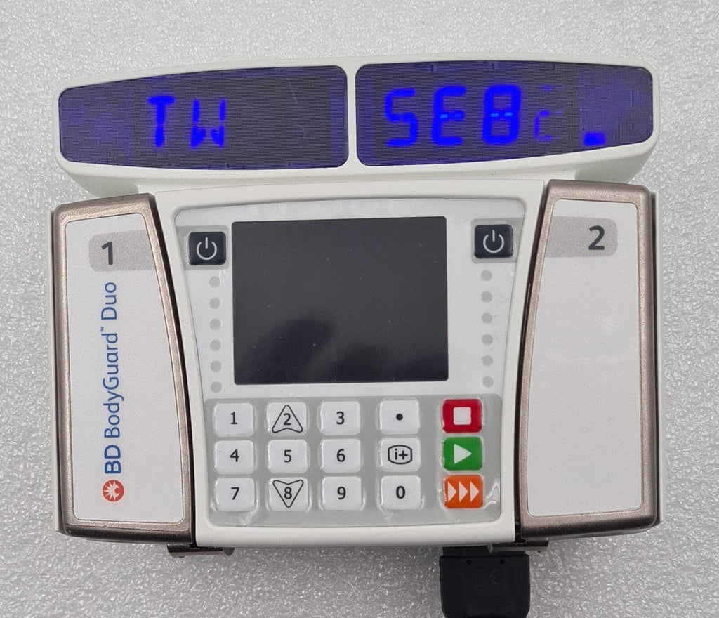 CME Caesarea BD BodyGuard Duo 2-Channel Vet Infusion PUMP 999-903BEN W/ Charger
