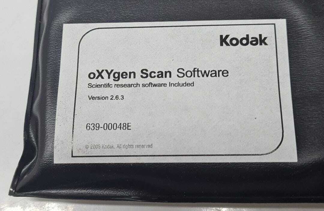 KODAK oXYgen Scan Software For EverSmart Ver. 2.6.3 MAC OS X (10.5.x/10.4.x)