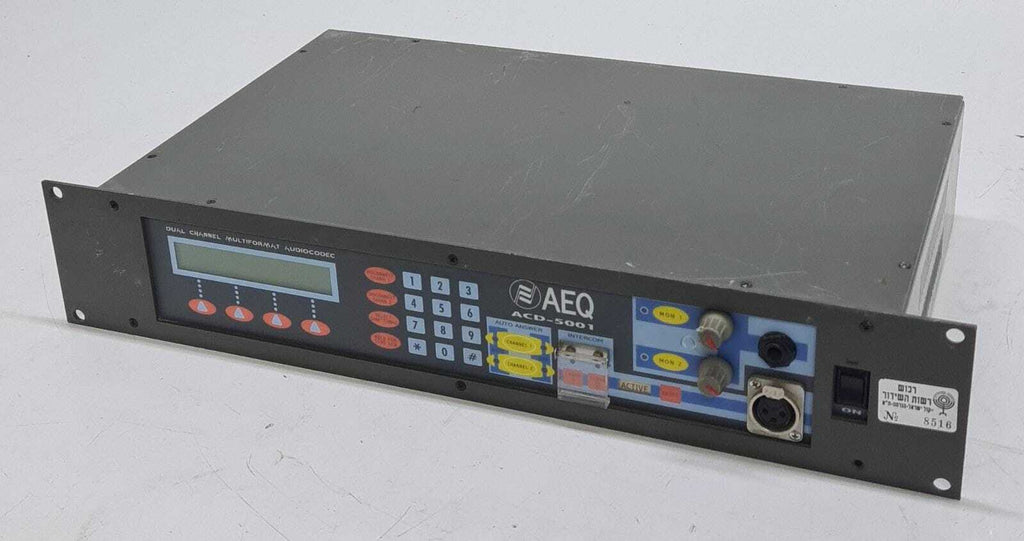 AEQ ACD-5001 Dual Channel Multiformat Audio Codec Unit