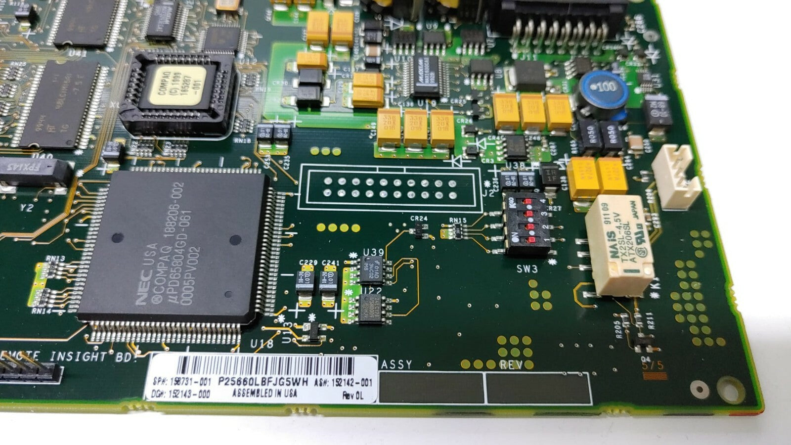 Compaq 152144-001 Circuit Board, REMOTE INSIGHT BD, P25660LBFJG5WH