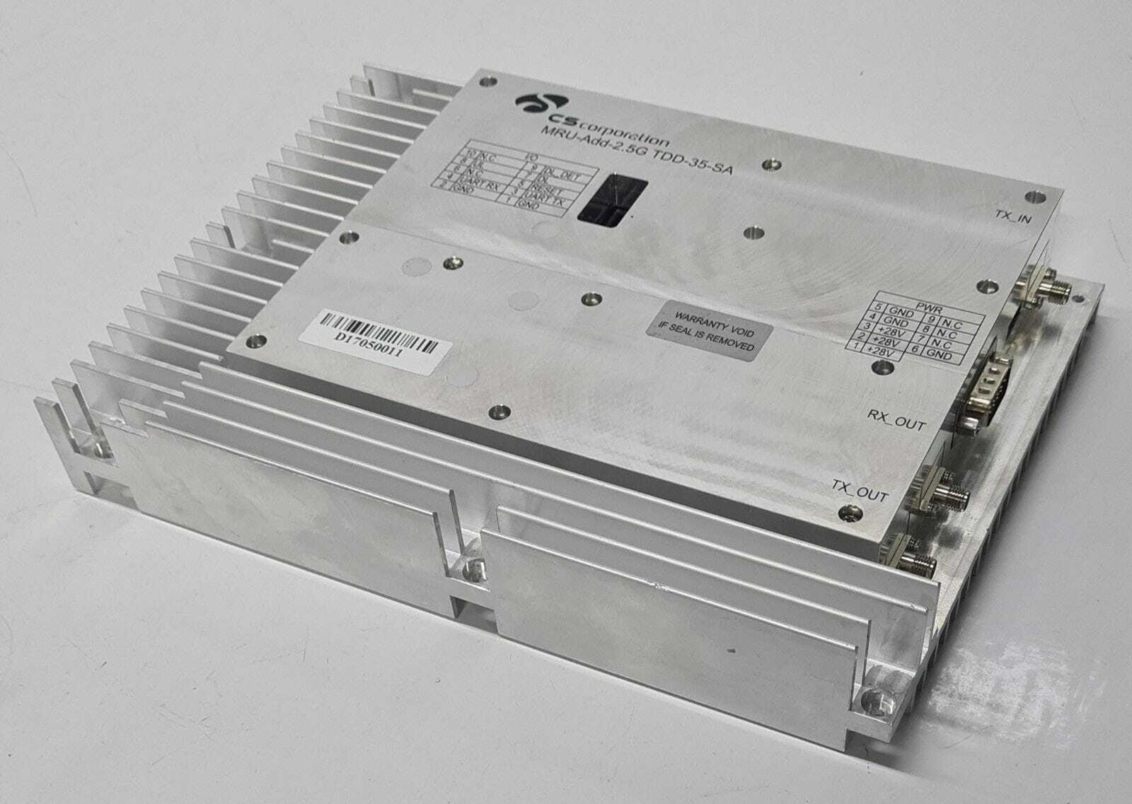 CS Corporation MRU-Add-2.5G TDD-35-SA RF Microwave
