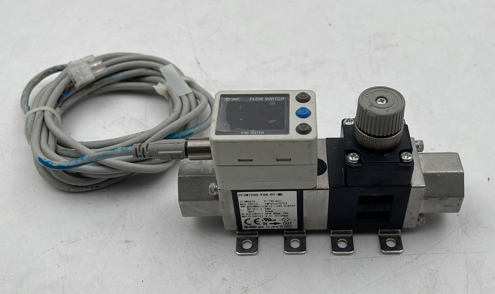 SMC PF3W720S-F04-DT-MR Digital Flow Switch