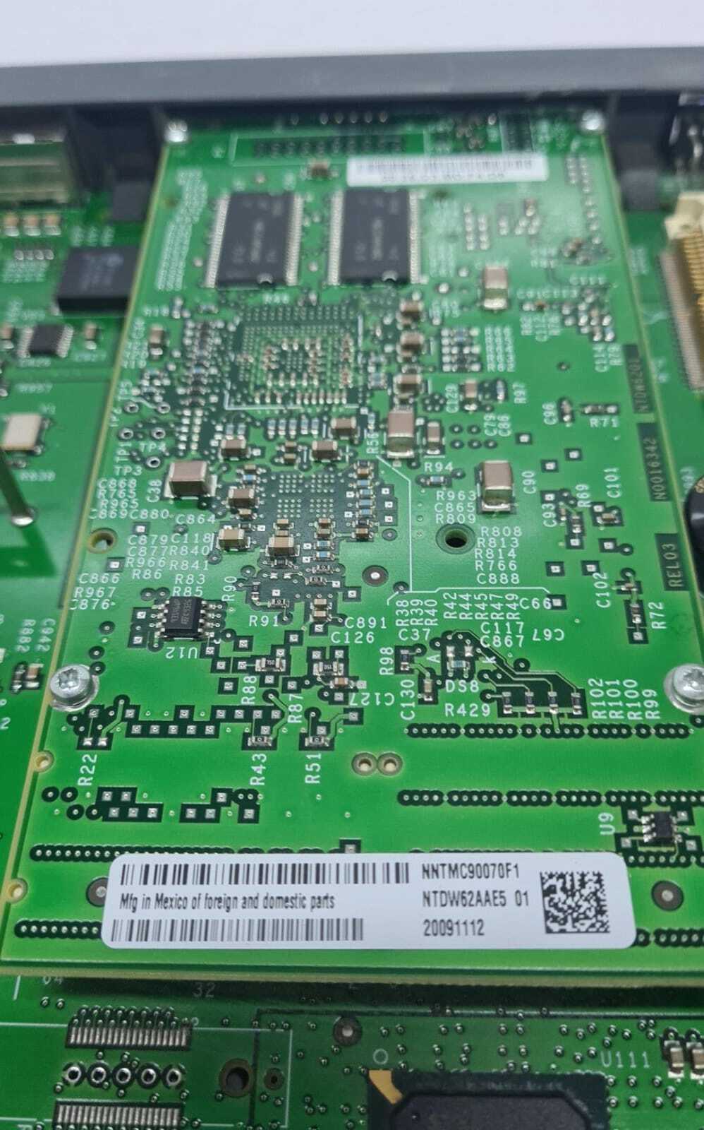 Nortel NTDW60BBE5 RLSE 03 MGC Media Gateway Controller Card & Flash & Daughters