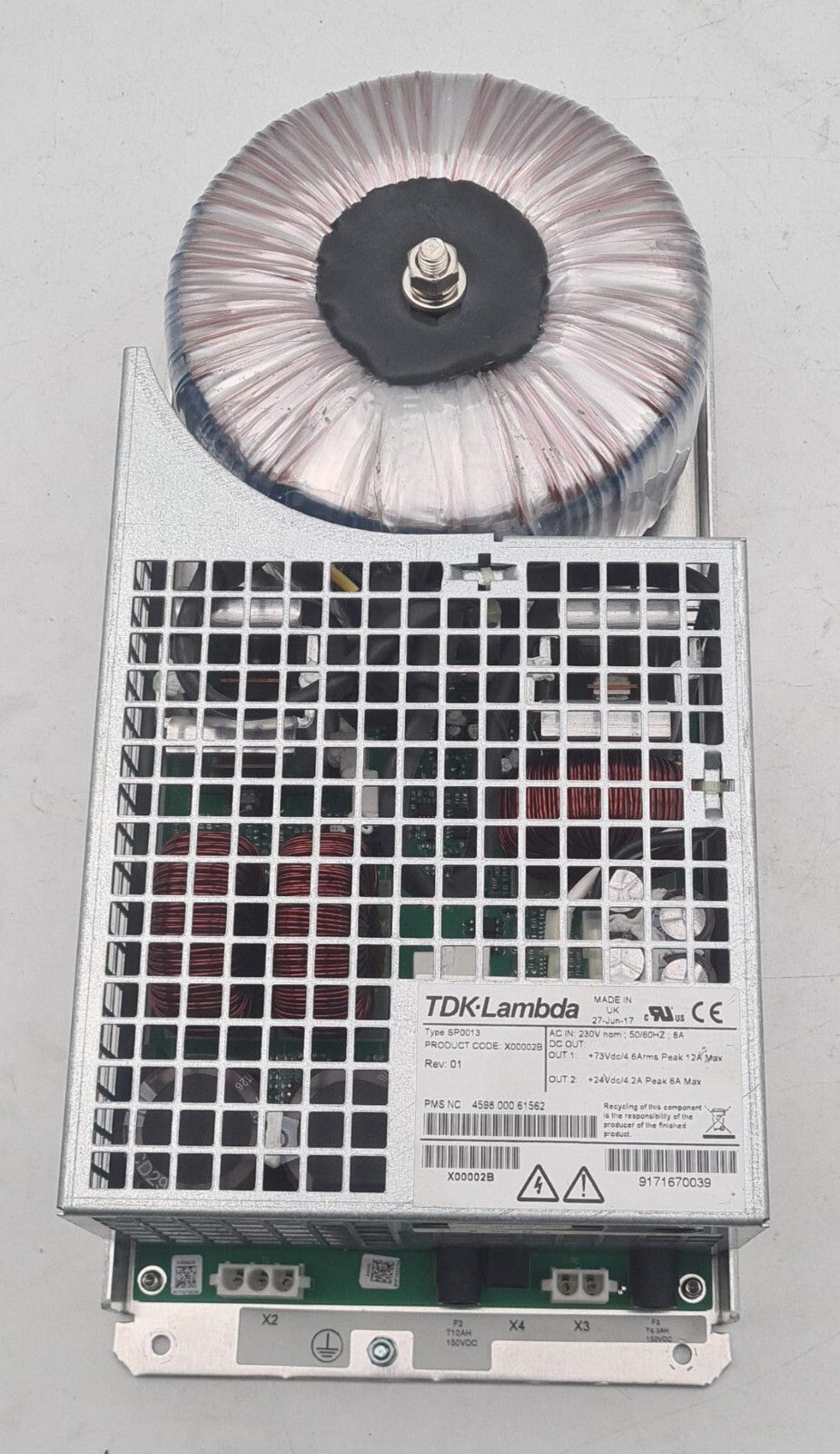 Metal Labda TDK-Lambda SP0013 X00002B Power Supply 4598 000 61562