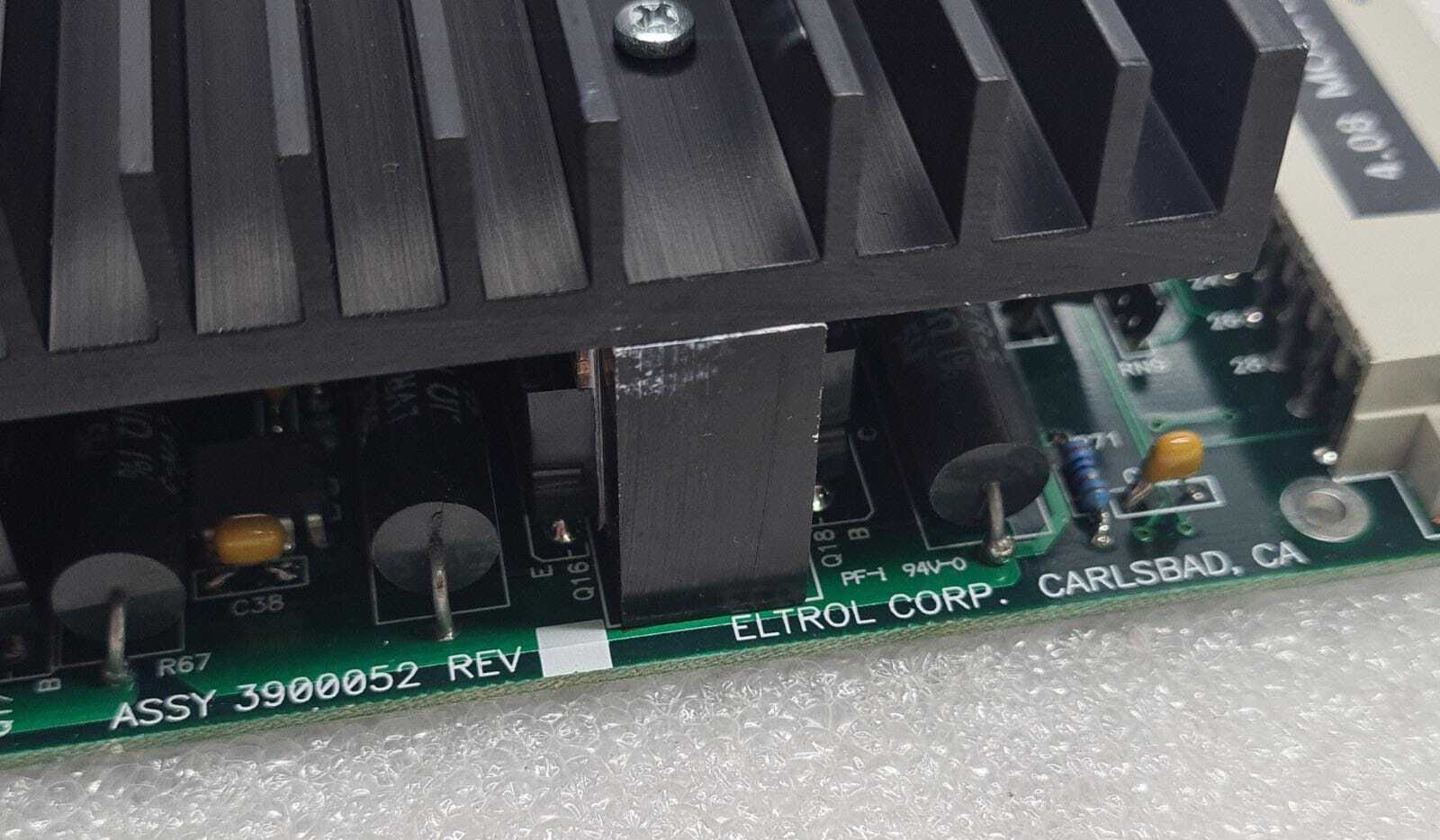 Eltrol Amplifier Driver ASSY 3900052 4.08 MO57140-52I FAB 3850052A PCB