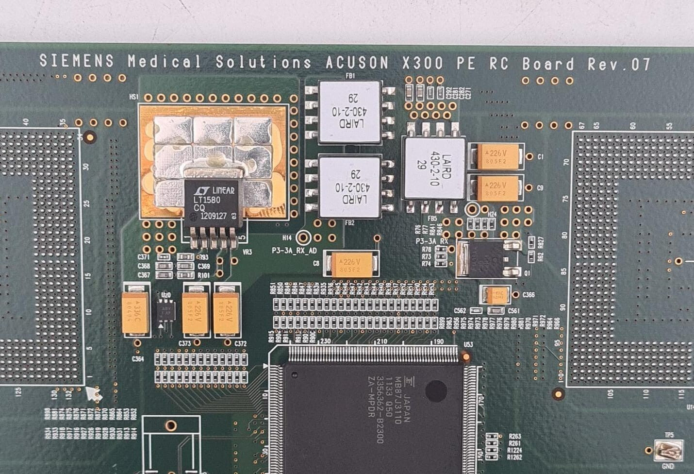 Siemens ACUSON X300 3.0 PE RC Board ASSY 10348315 & 10348502 R3.0 RC Daughter