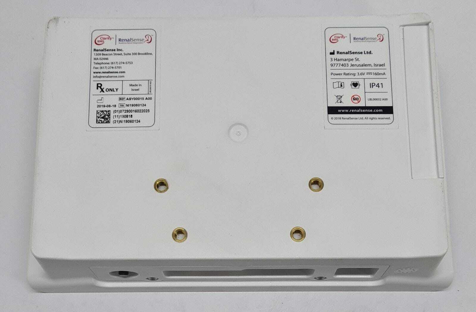 RenalSense Clarity RMS LBL00032 A00 Medical Electronic Monitor