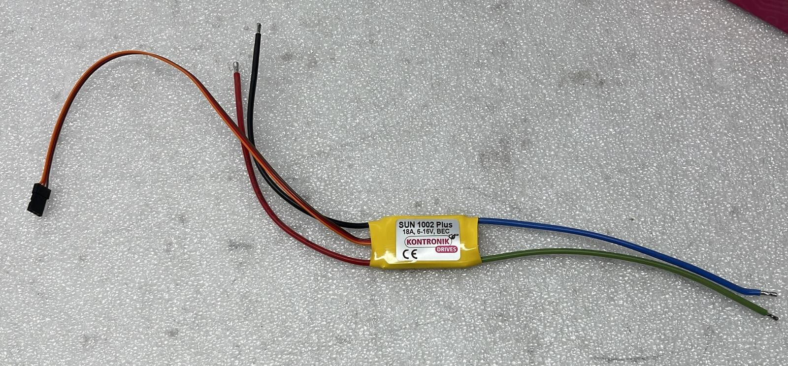 [LOT OF 4] KONTRONIK DRIVES SUN 1002 PLUS 18A 6-16V BEC