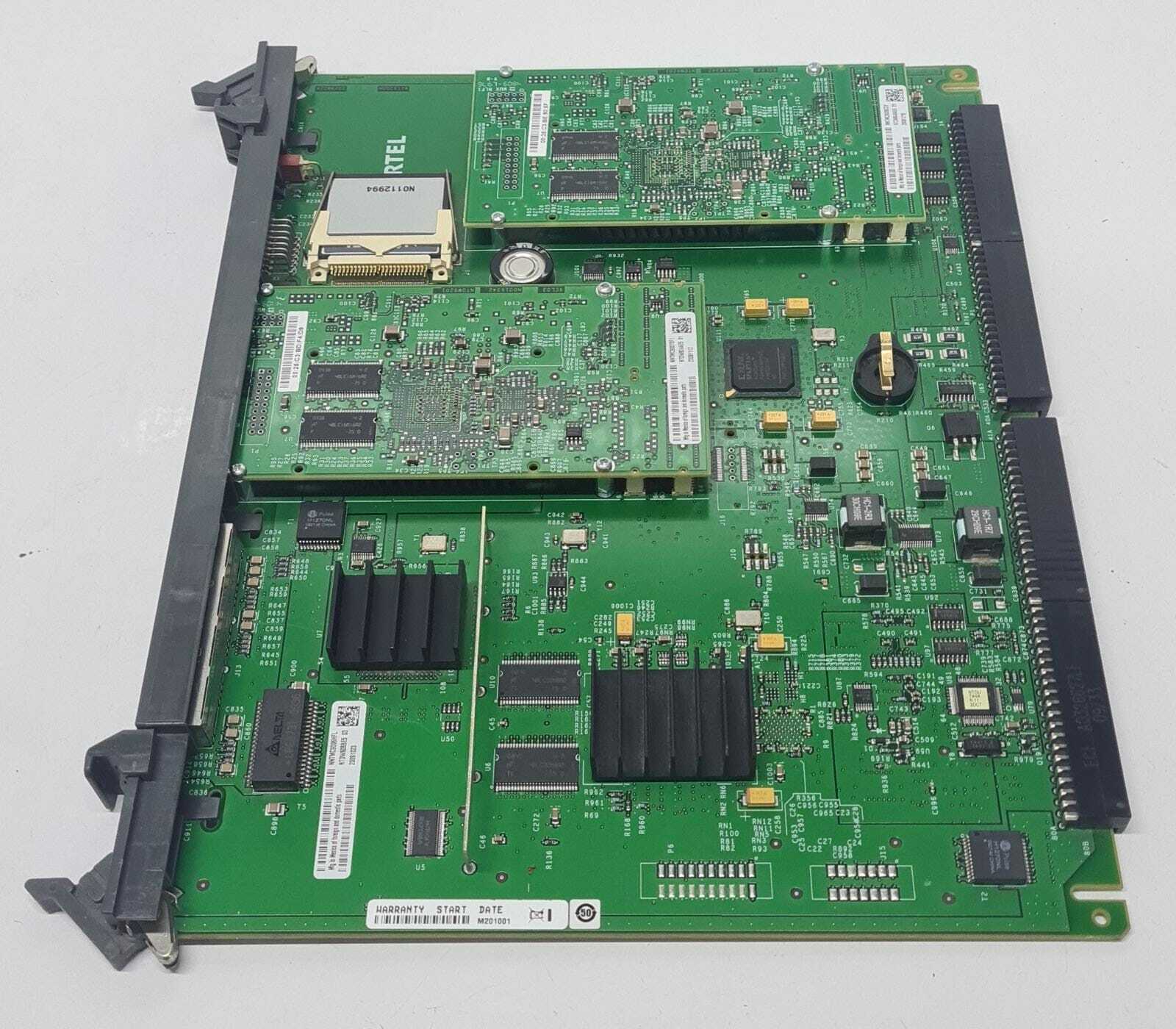 Nortel NTDW60BBE5 RLSE 03 MGC Media Gateway Controller Card & Flash & Daughters