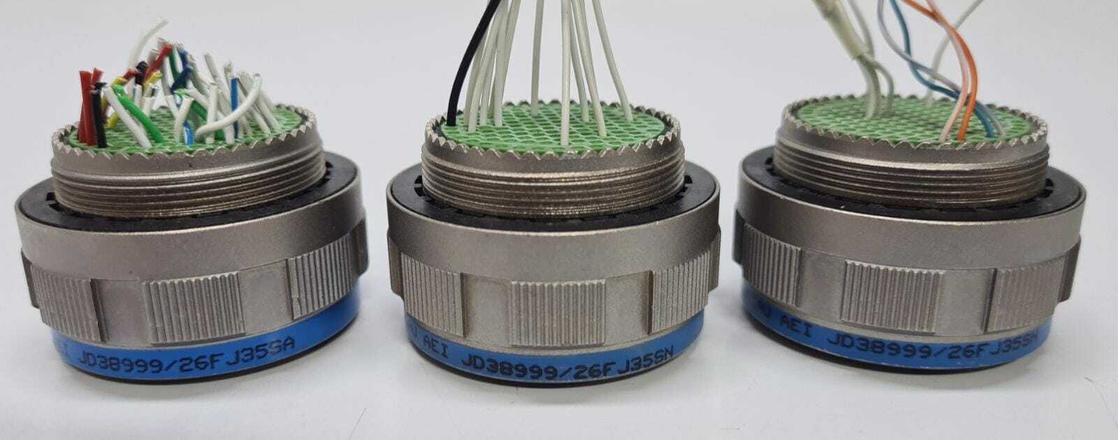 SOURIAU JD38999/26F J35SN *2PCS J35SA *1PCS Circular MIL-SPEC Connector