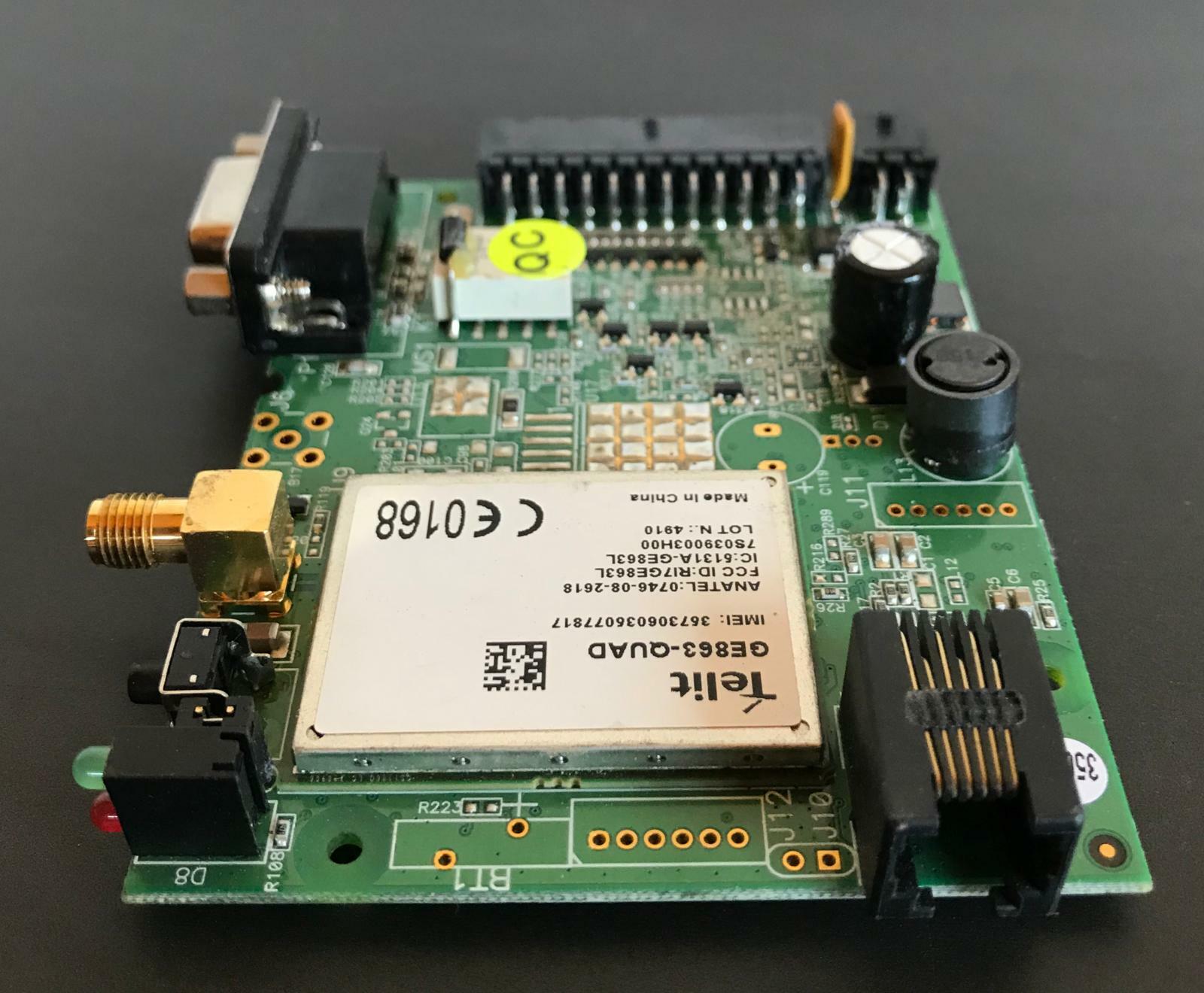 Multi-Chip Module MCM Telit GE863-Quad Board RF GPS Wireless VGA