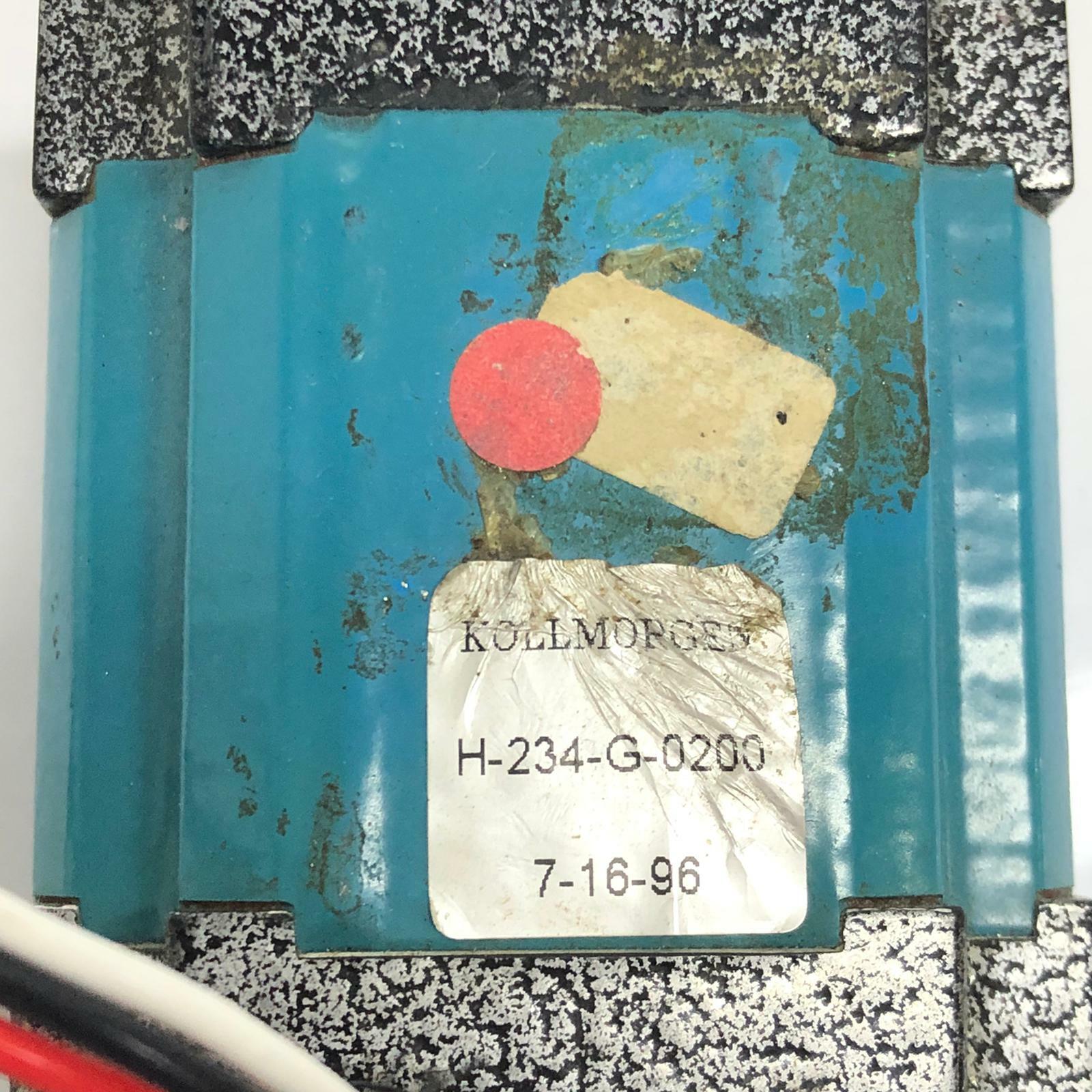 Kollmorgen Servo Motor H-232-C-0200 With Optical Encoder E3-1000-315-I