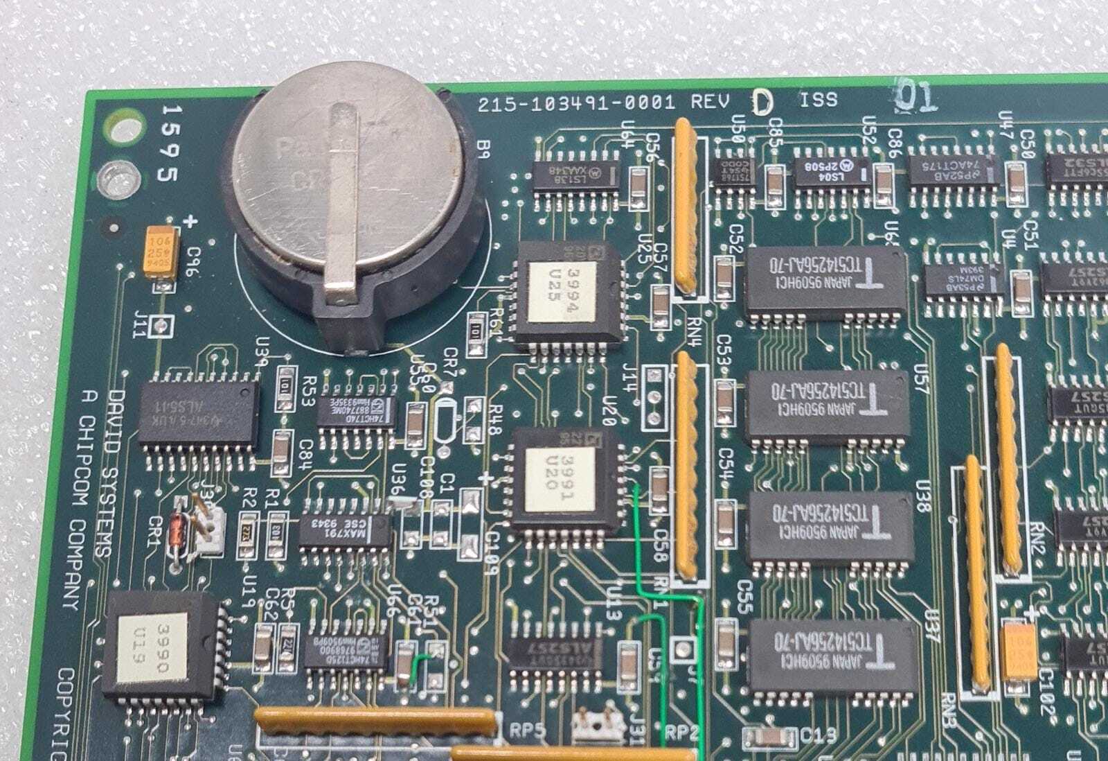 David Systems CHIPCOM 215-103491-0001 Circuit Board PCB 210-103491-0001