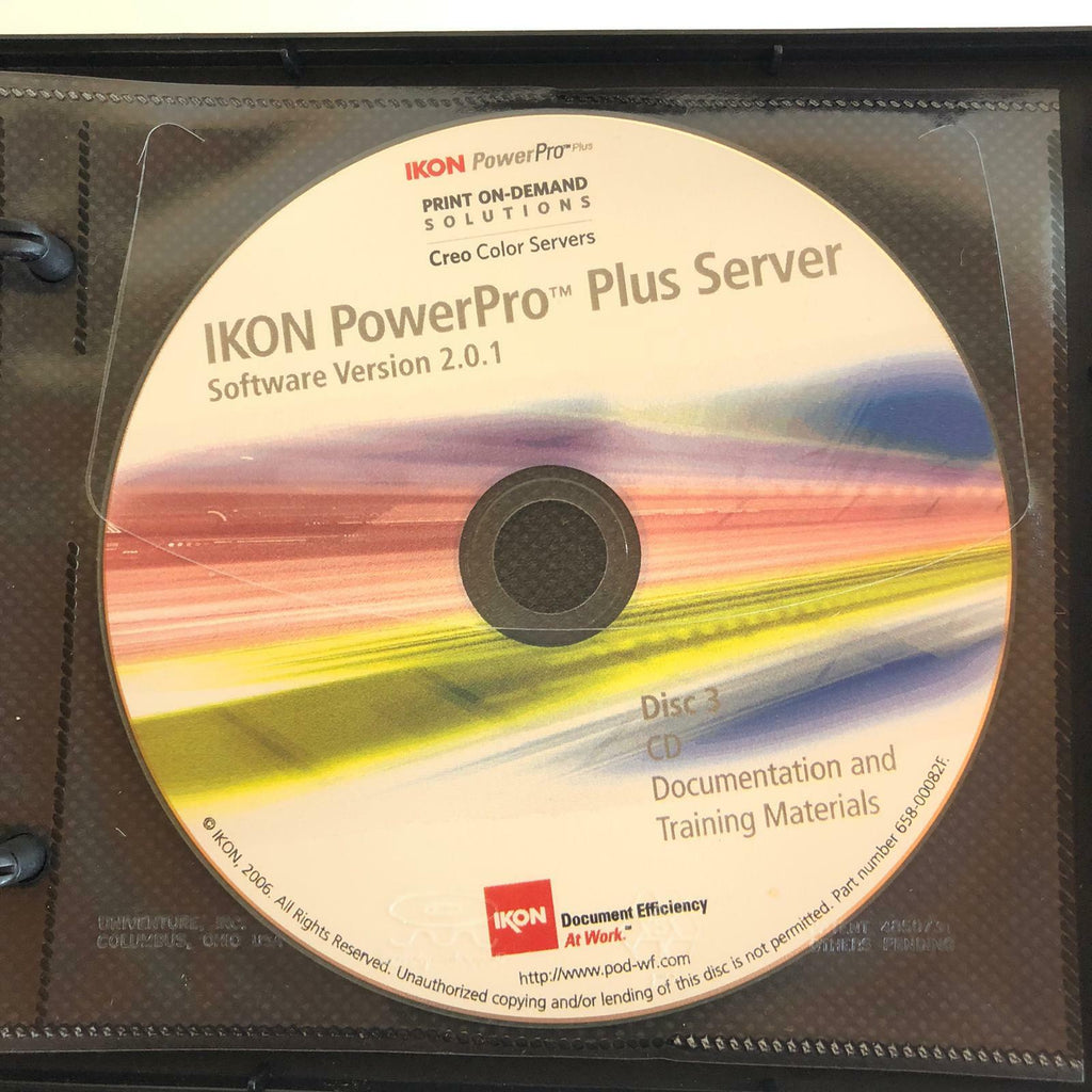 Creo IKON PowerPro Controller Server (SOFTWARE) for CPP-550 CPP-650 Printer