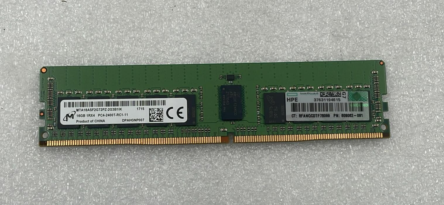 [LOT 4 PCS] MICRON 16GB MTA18ASF2G72PZ-2G3B1IK 1RX4 PC4-2400T Server Memory Ram
