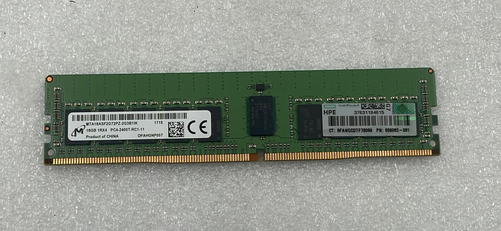 [LOT 4 PCS] MICRON 16GB MTA18ASF2G72PZ-2G3B1IK 1RX4 PC4-2400T Server Memory Ram