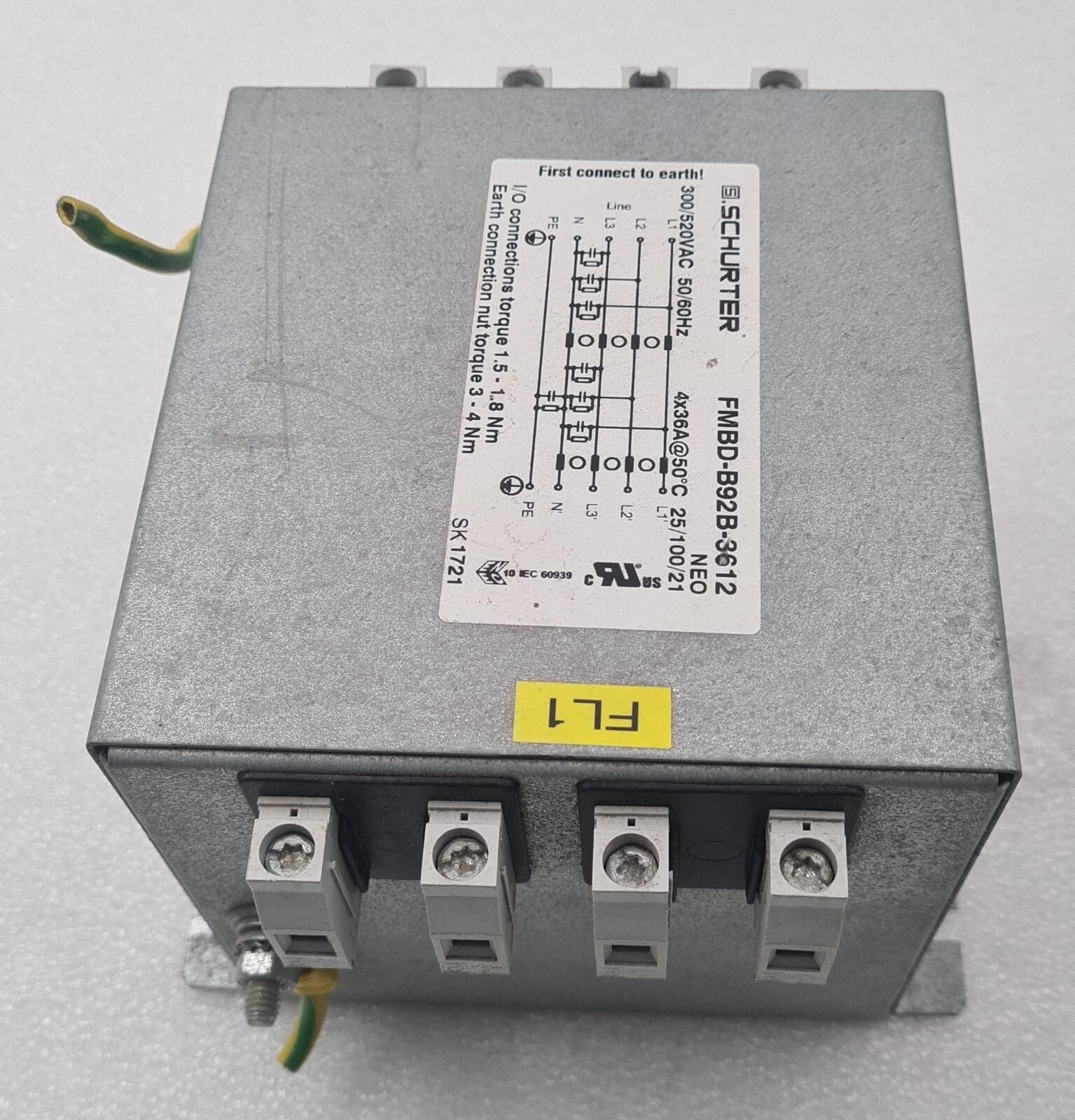SCHURTER FMBD-B92B-3612 Power Line Filter anti-interference